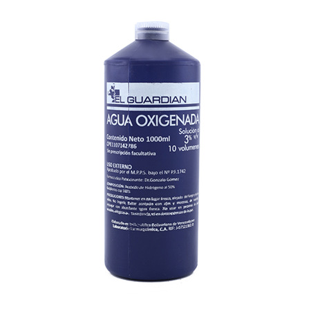 Imagen de Agua Oxigenada El Guardian 1L