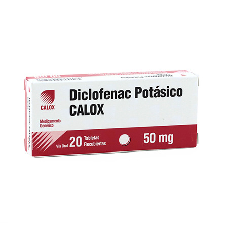 Imagen de Diclofenac Potasico Tab. 50Mg X20 Calox
