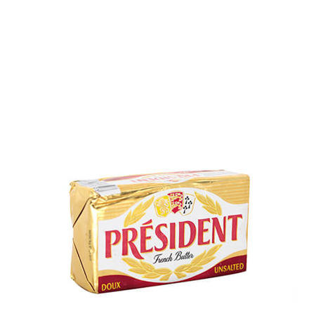 Imagen de Mantequilla Sin Sal President 200 Gr.