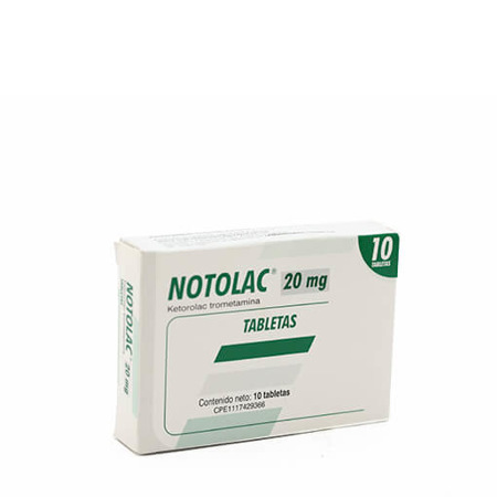 Imagen de Keterolaco Trometamina Notolac Tab. 20Mg X10