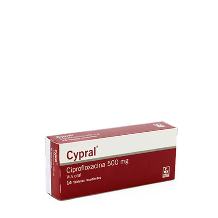 Imagen de Ciprofloxacina Cypral Tab. 500Mg X14.