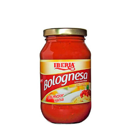 Imagen de Salsa Para Pasta Bolognesa Iberia 490 Gr.