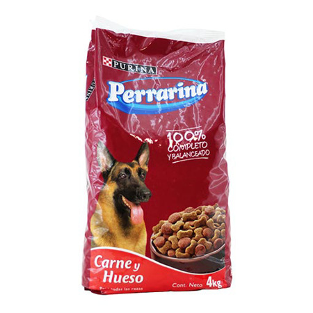 Imagen de Alimento Para Perro Sabor Carne Y Hueso Perrarina 4 K.