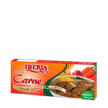 Imagen de Caldo De Carne Iberia (12 Unidades).