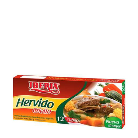 Imagen de Caldo De Hervido Criollo Iberia (12 Unidades).