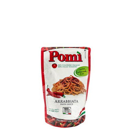 Imagen de Salsa De Tomate Con Arrabiata Pomi 150 Gr.