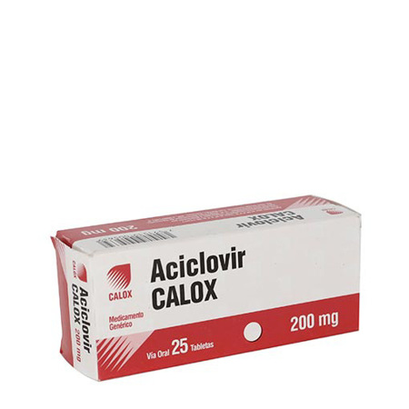 Imagen de Aciclovir Tab 200 Mg X25 Calox
