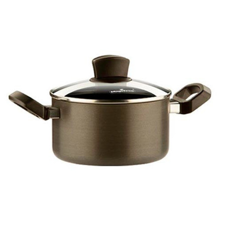 Imagen de Olla Con Tapa De Anodizado Practix Magefesa 24 Cm.