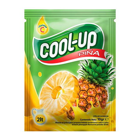 Imagen de Jugo De Piña En Polvo Cool-Up 10 Gr.