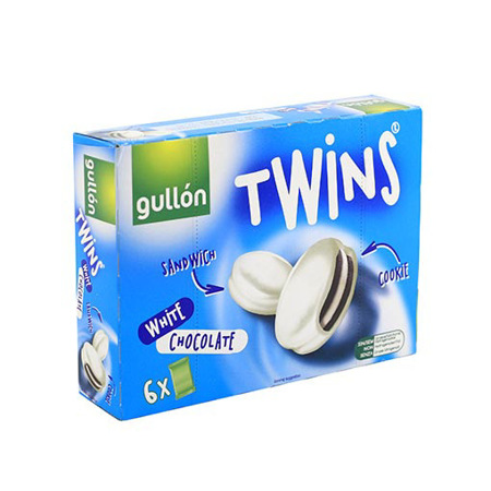 Imagen de Galleta Chocolate Blanco Twins Gullón 252 Gr.