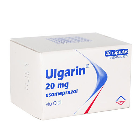 Imagen de Esomeprazol Ulgarin Cap. 20Mg X28