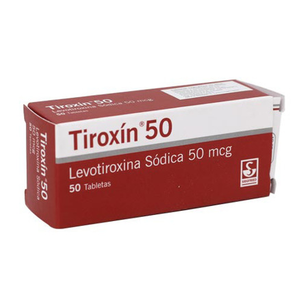 Imagen de Levotiroxina Tiroxin Tab. 50Mcg X50