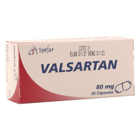 Imagen de Valsartan Cap. 80Mg X20 Spefar