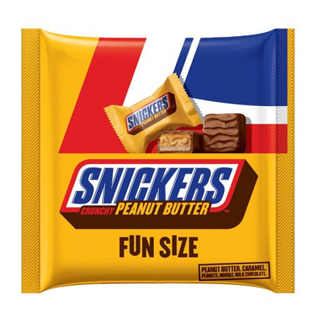 Imagen de Chocolate Minis Rellenos De Mantequilla De ManíSnickers 275 Gr.