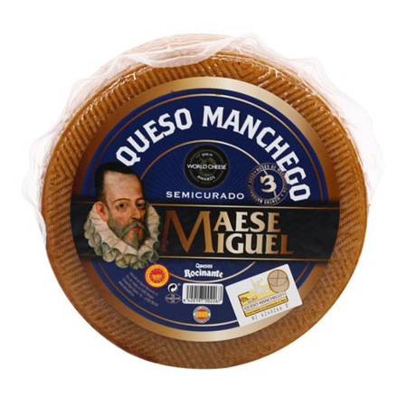 Imagen de QUESO MANCHEGO SEMI-CURADO MAESE MIGUEL 200 g