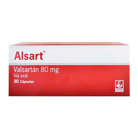 Imagen de Valsartan Alsart Cap. 80Mg X10