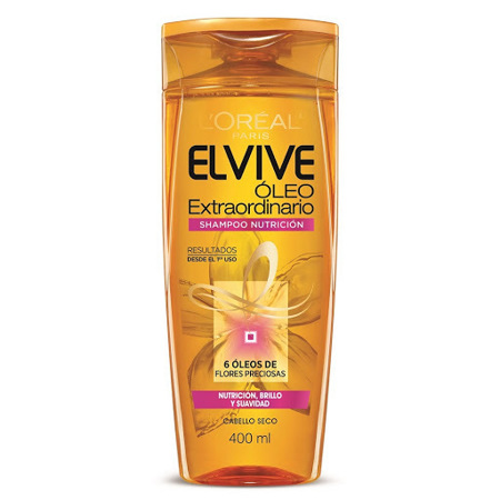 Imagen de Champú Nutrición Óleo Extraordinario Elvive L'oréal 400 Ml.