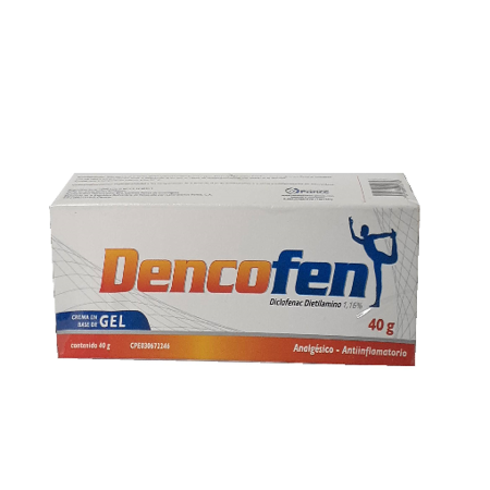 Imagen de Diclofenac Potasico Dencofen Gel 1% X40G