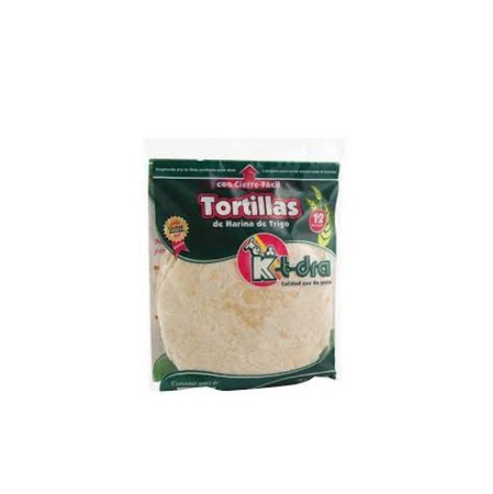 Imagen de Tortillas De Harina De Trigo K-t-dra (12 Unidades).