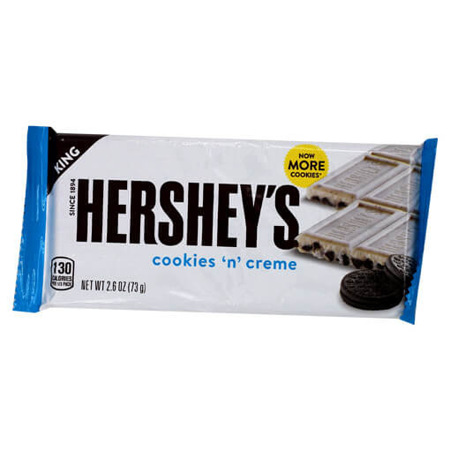 Imagen de Chocolate Cookies Cream Hersheys 73 Gr.