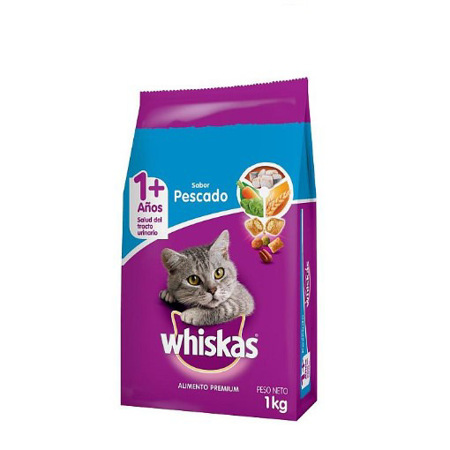 Imagen de Alimento Para Gatos Sabor a Pescado Whiskas 1 K.