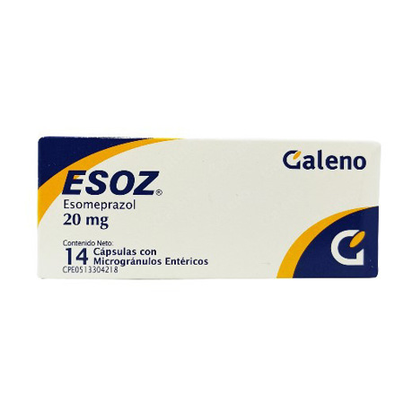 Imagen de Esomeprazol Esoz Cap. 20Mg X14