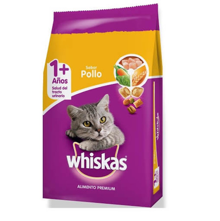 Imagen de Alimento Para Gatos De Pollo Whiskas 500 Gr.