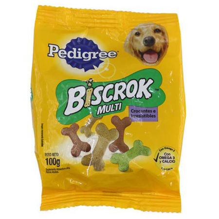 Imagen de Snack Biscrok Multisabor Pedigree 100 Gr.