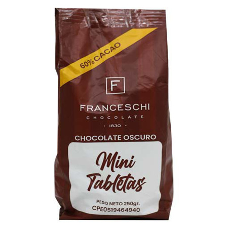 Imagen de Chocolate Mini Oscuro Franceschi 250 Gr.