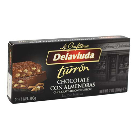 Imagen de Turrón Chocolate Con Almendra De La Viuda 200 Gr.