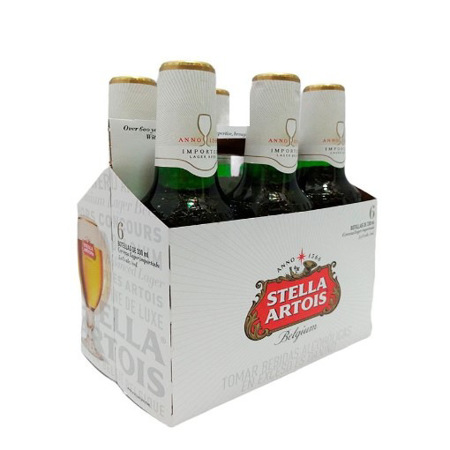 Imagen de Cerveza Stella Artois 250 Ml (6 Unidades).