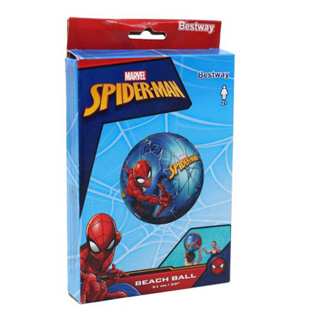 Imagen de Pelota Para Playa Spiderman Bestway 51 Cm.