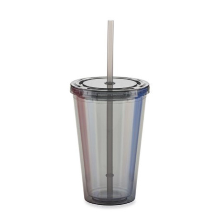 Imagen de Vaso Plástico Con Pitillo.