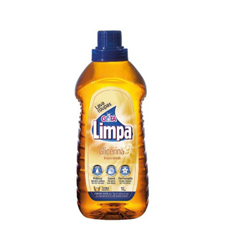 Imagen de Detergente Liquido Glicerina Gota Limpia 1 L.