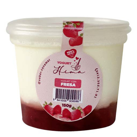 Imagen de Yogurt Con Fresa Hima 150 Gr.