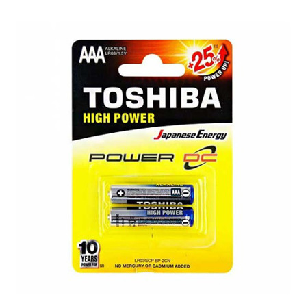 Imagen de Pila Alcalina Toshiba Triple A (2 Unidades).