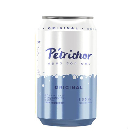 Imagen de Agua Gasificada Original Petrichor 355Ml.