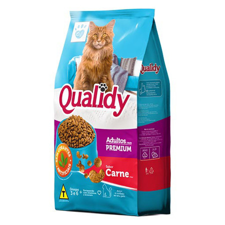 Imagen de Alimento Para Gatos Adulto Qualidy Carne 500Gr
