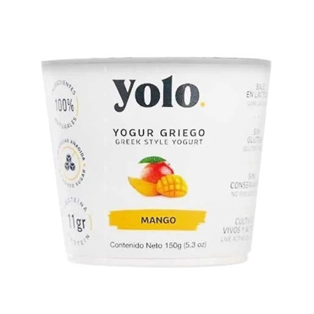 Imagen de Yogurt Griego Mango Yolo 150Gr.