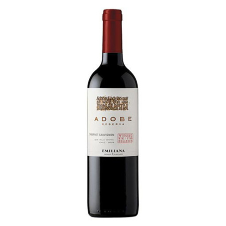 Imagen de Vino Tinto Orgánico Cabernet Sauvignon Adobe Reserva 750ml