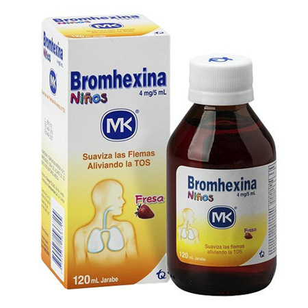 Imagen de Bromhexina Pediátrico Jbe. 4Mg/5Ml X120Ml