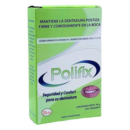Imagen de Polvo Dental Polifix Adhesivo 56G