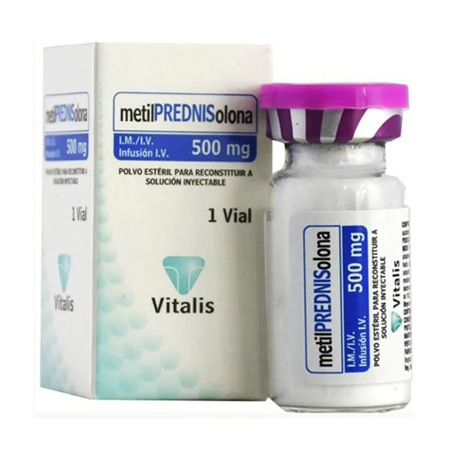 Imagen de Metilprednisolona Amp Im/Iv 500Mg X1 Vitalis