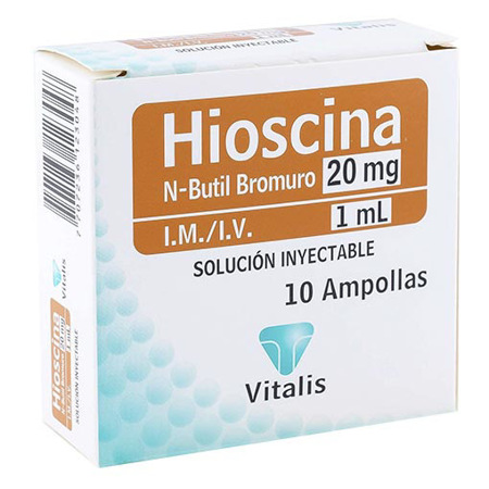 Imagen de Bromuro De Hioscina Simple Amp. Biosano