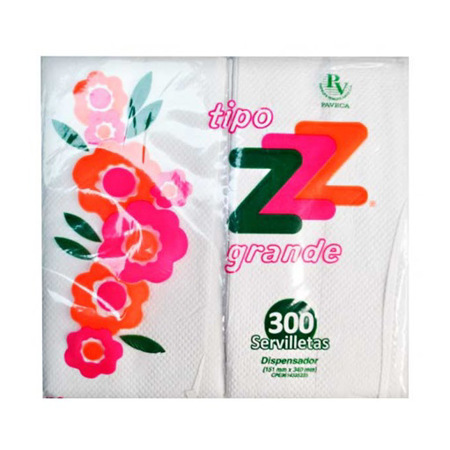 Imagen de Servilleta Poly Z Grande 300 Und
