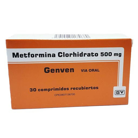 Imagen de Metformina Hcl Comp 500Mg x30 GV