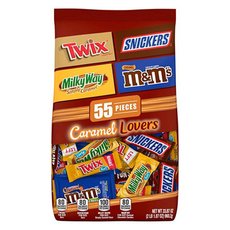 Imagen de Chocolate Mini Mix Variado Caramel Lovers 55 Und 947,7 G