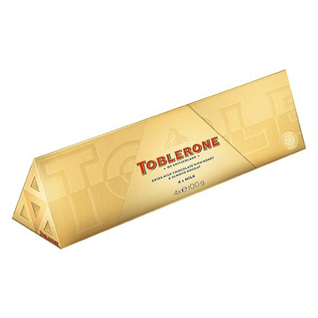 Imagen de Chocolate Barra Toblerone De Leche Honey Almond Noucat 100Gr 4Und