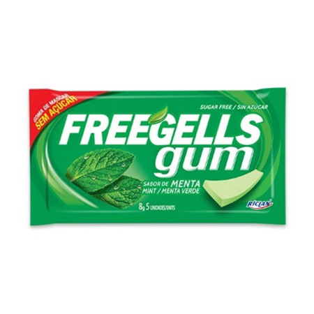 Imagen de Chicle Freegells Menta Verde 8 Gr