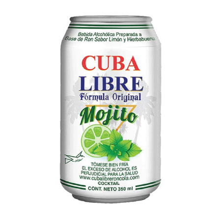 Imagen de Licor De Ron Cuba Libre  Mojito Lata 350 Ml